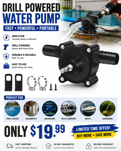 High-Flow Electric Drill Pump