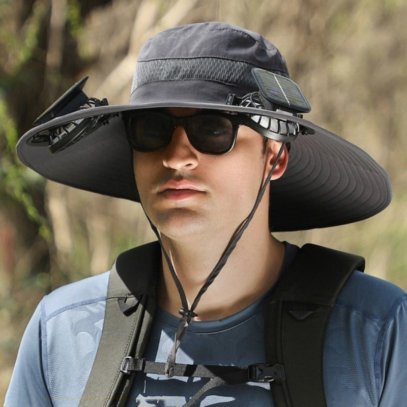 🔥2026 Summer Hot Sale🔥Solar Cooling Sun Hat – Portable Fan Cap