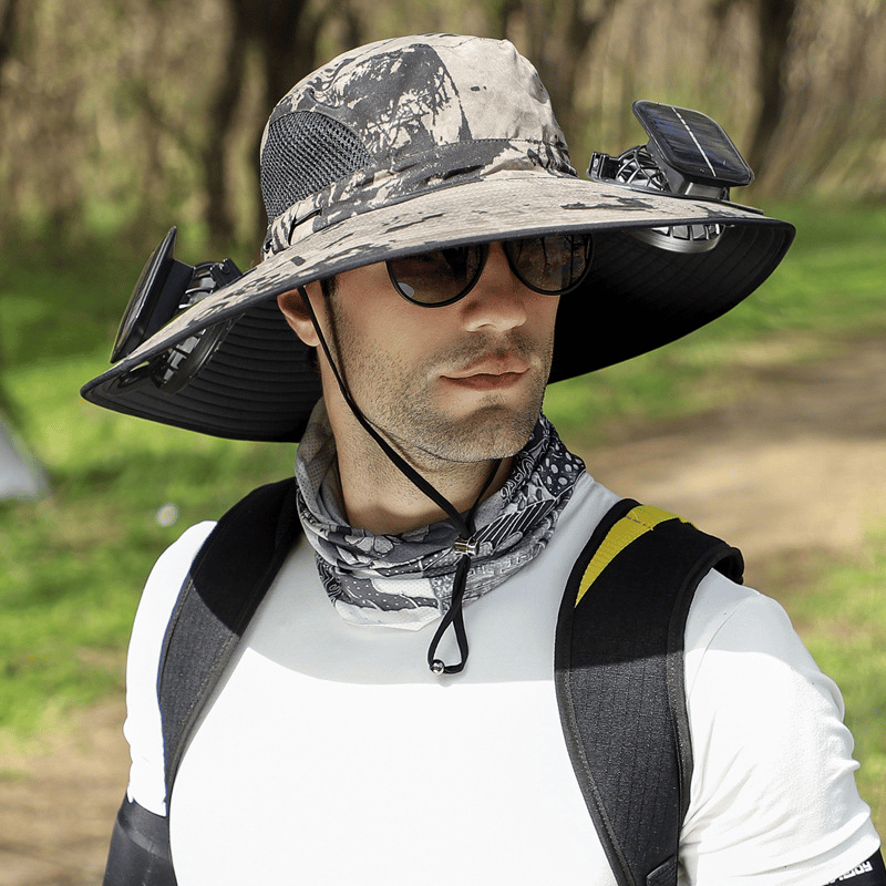 🔥2026 Summer Hot Sale🔥Solar Cooling Sun Hat – Portable Fan Cap