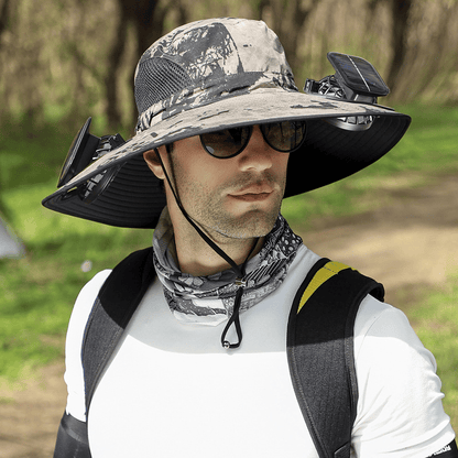 🔥2026 Summer Hot Sale🔥Solar Cooling Sun Hat – Portable Fan Cap