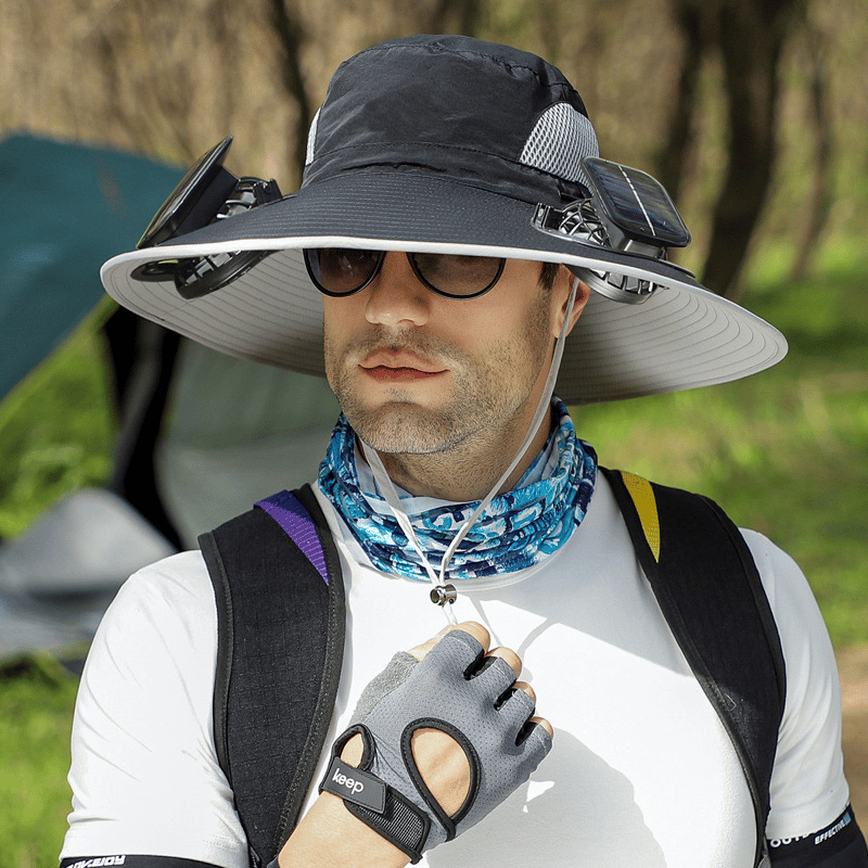 🔥2026 Summer Hot Sale🔥Solar Cooling Sun Hat – Portable Fan Cap