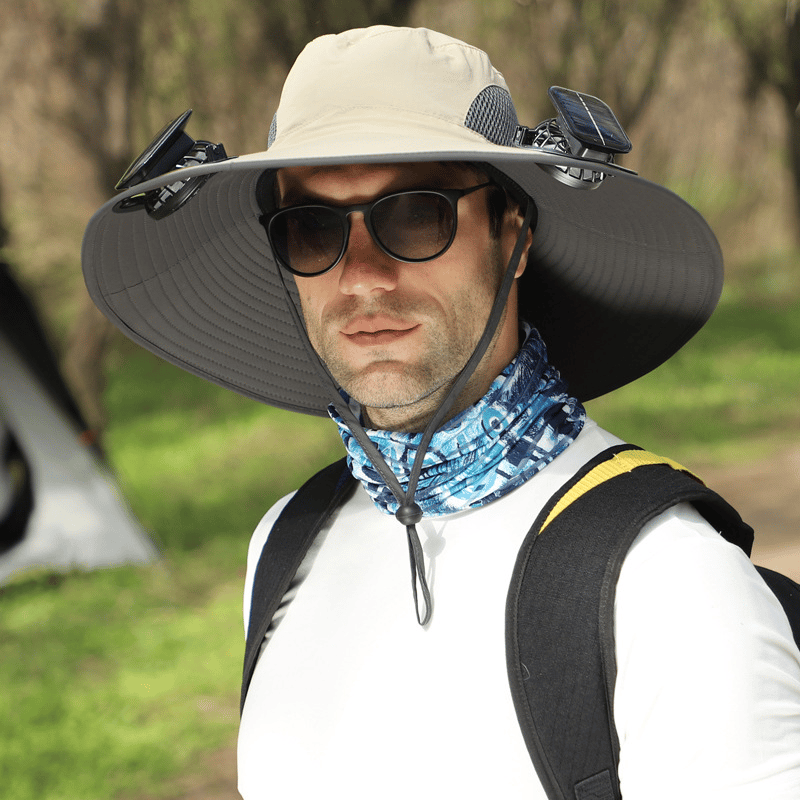 🔥2026 Summer Hot Sale🔥Solar Cooling Sun Hat – Portable Fan Cap