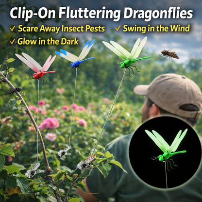 🔥Outdoor Fake Dragonfly Rod Clip