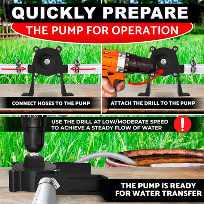 High-Flow Electric Drill Pump