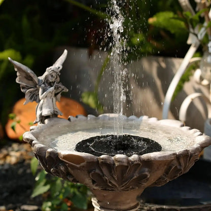 Turn Any Bird Bath Into a Relaxing Solar Fountain