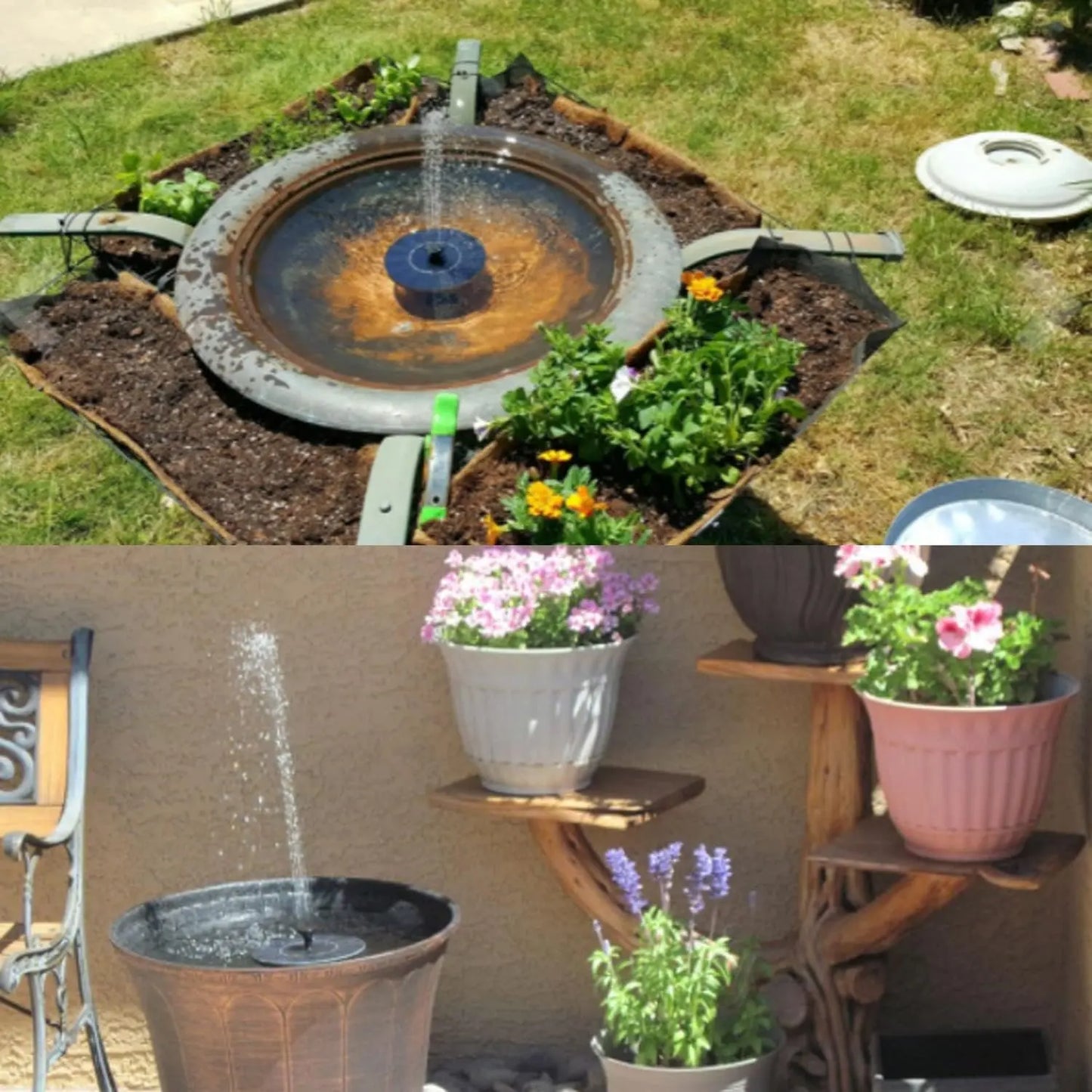 Turn Any Bird Bath Into a Relaxing Solar Fountain
