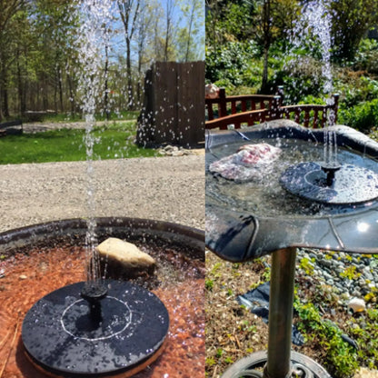Turn Any Bird Bath Into a Relaxing Solar Fountain