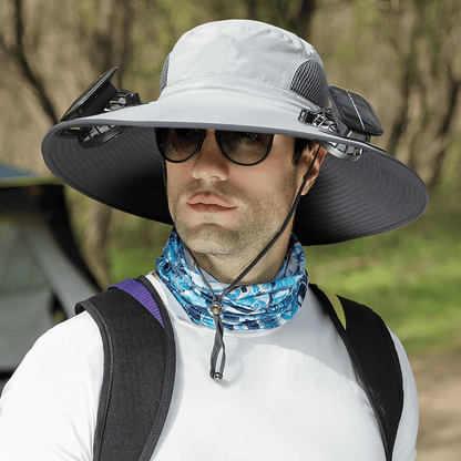 🔥2026 Summer Hot Sale🔥Solar Cooling Sun Hat – Portable Fan Cap