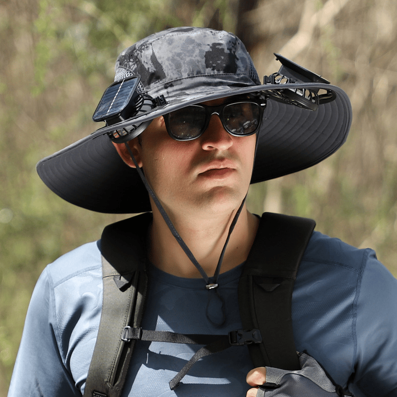 🔥2026 Summer Hot Sale🔥Solar Cooling Sun Hat – Portable Fan Cap