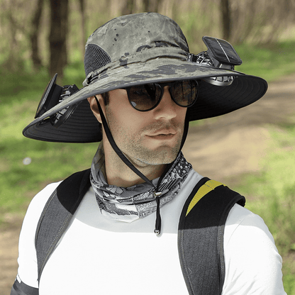 🔥2026 Summer Hot Sale🔥Solar Cooling Sun Hat – Portable Fan Cap