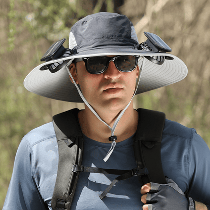 🔥2026 Summer Hot Sale🔥Solar Cooling Sun Hat – Portable Fan Cap